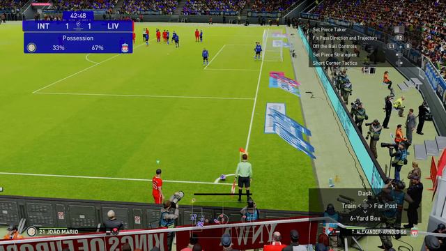 PES 2021 SEASON UPDATE Champions League Inter v Liverpool смотреть онлайн