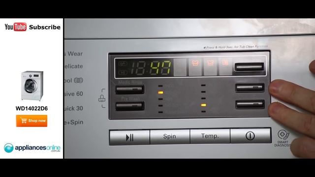 WD14022D6 Front Load LG 7.5kg Washing Machine reviewed by expert - Appliances Online смотреть онлайн