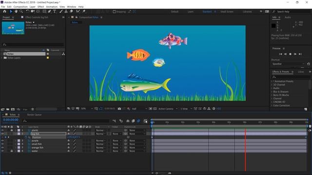 Composition from Photoshop in After Effects - Urdu Hindi смотреть онлайн