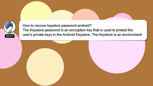 How to recover keystore password android? смотреть онлайн