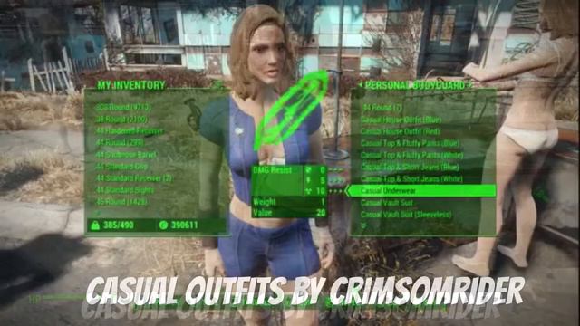 Fallout 4 Xbox One/PC Mods|Casual Outfits By Crimsomrider смотреть онлайн