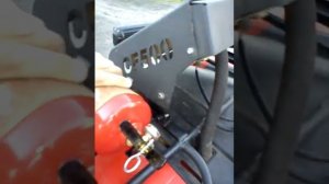 Крепление огнетушителя на квадроцикл CF500