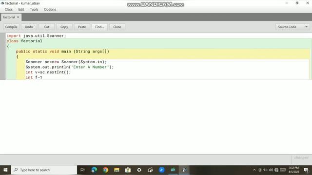 Java Program To Find Factorial Of Any Number. #java #javaprogramming #java @spdfutsav смотреть онлайн