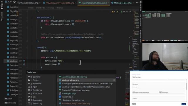 Web Development Live Coding (php,laravel,vuejs,typescript,...) and Techno смотреть онлайн