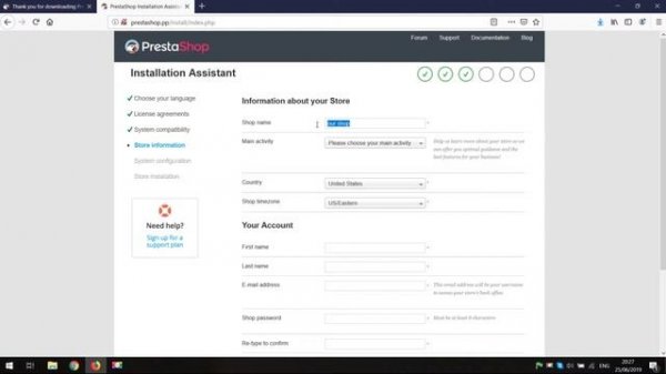 How to install PrestaShop on OpenServer