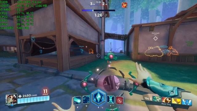 Paladins | MAX 1080p | GTX 1050 Ti | i5-4460 | Gameplay & FPS Test смотреть онлайн