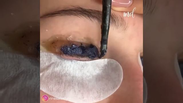 Ламинирование и покраска ресниц #ресницы смотреть онлайн