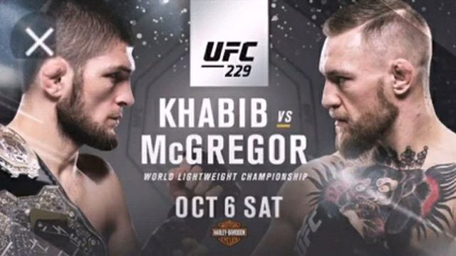 6 октября Хабиб VS Конора смотреть онлайн