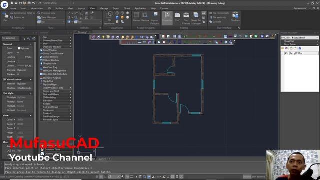 Fast Make Floor Plan With GstarCAD Architecture 2021 | AutoCAD Alternative смотреть онлайн