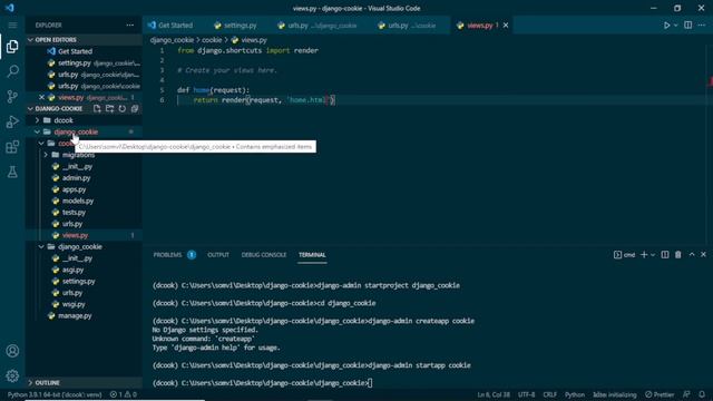 Django Project Setup | Running a django project for first time смотреть онлайн