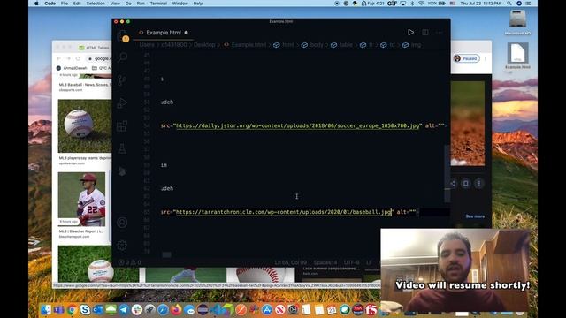 Learn HTML/JS/CSS - Lesson 06: The Table Element || Ahmad Hammoudeh смотреть онлайн