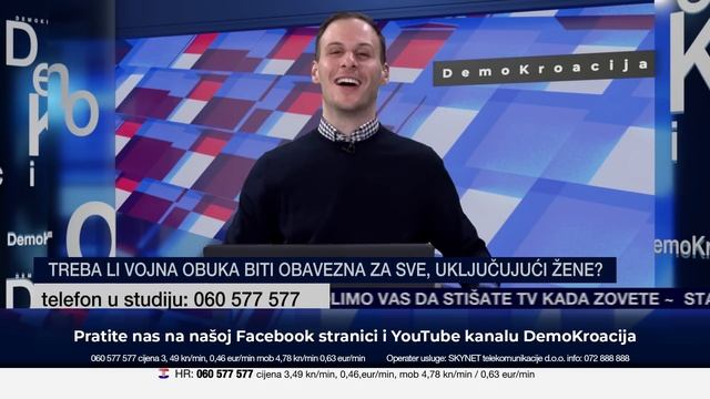 DemoKroacija - Treba li vojna obuka biti obvezna za sve, uključujući i žene? смотреть онлайн