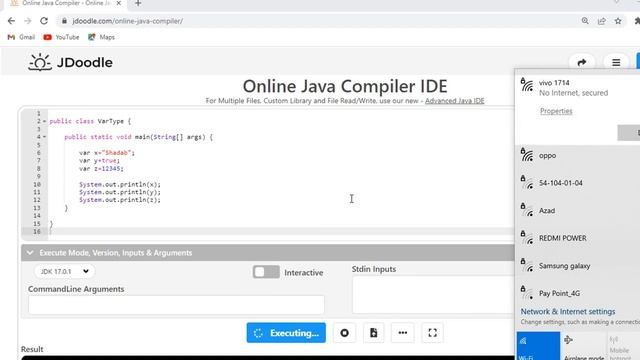 Var Data Type in Java смотреть онлайн