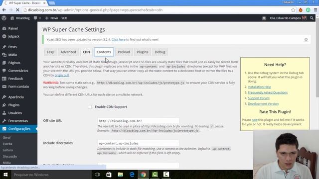 Como Configurar Plugin WP Super Cache смотреть онлайн
