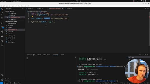 How to Build a React Server Side Rendered (SSR) Framework with Bun and TypeScript Tutorial смотреть онлайн