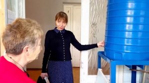 Установка ёмкостей для воды.