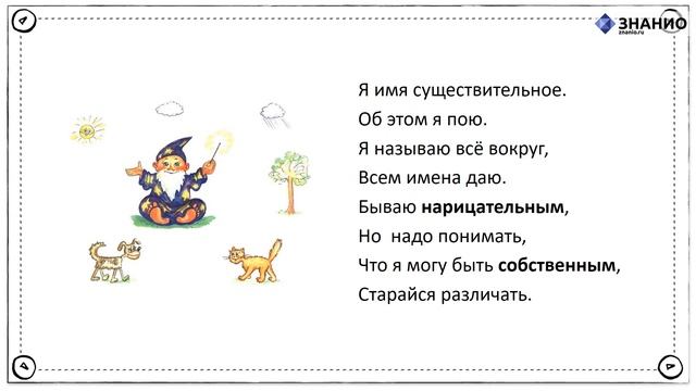 Русский язык | 3 класс | Имена существительные одушевленные и неодушевленные | Урок 15 | Знанио смотреть онлайн