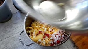 Окрошка на сметане и воде самая вкусная