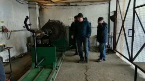 Балансировка ротора паровой турбины 6МВт