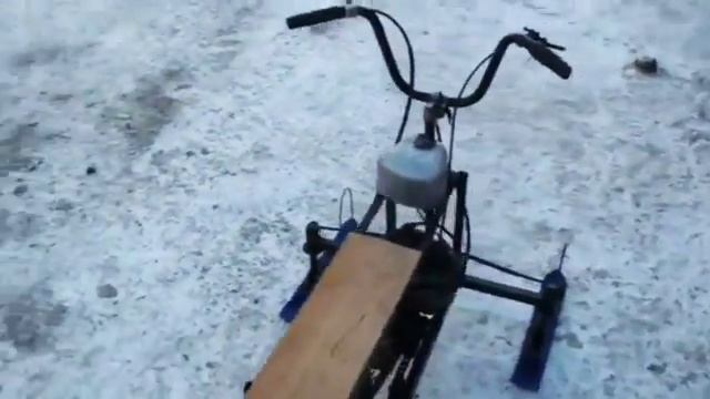 самодельный скутер снег смотреть онлайн