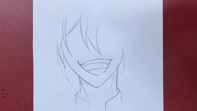 How to draw crazy anime boy | step-by-step смотреть онлайн