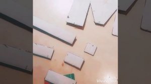 Объемная буква М своими руками *DIY* ?