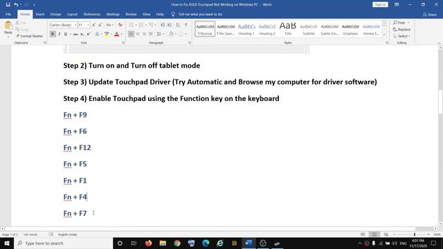 How to Fix ASUS Touchpad Not Working on Windows Laptop смотреть онлайн