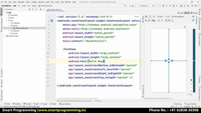 Introduction to Android Studio || Understanding the basics of XML || Gradle for Beginners #4 смотреть онлайн