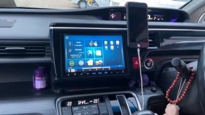 Honda Stepwagon 2016. Ютуб на штатном мониторе