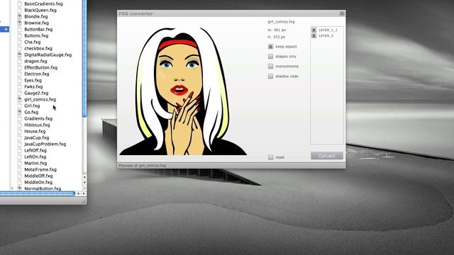 Java FXG converter смотреть онлайн