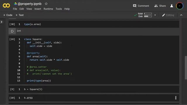 @property in Python смотреть онлайн
