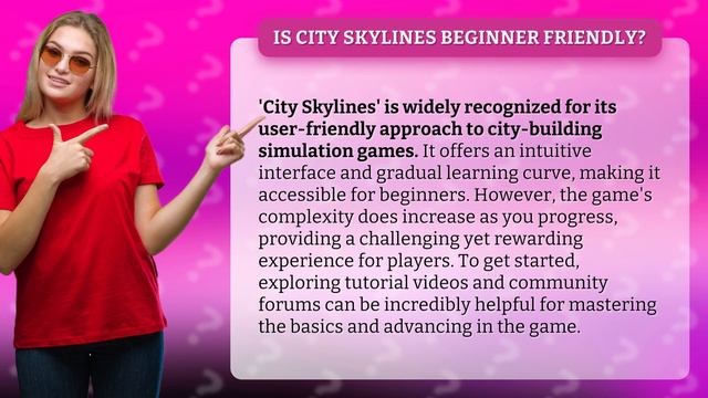 Is city skylines beginner friendly? смотреть онлайн