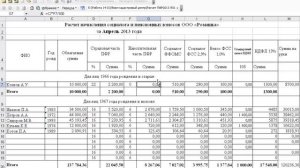 Как посчитать ЗАРПЛАТНЫЕ налоги и взносы ПФ, ФСС, ФФОМС, НДФЛ