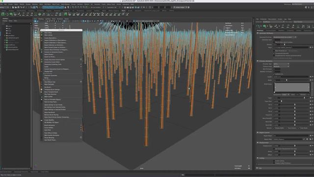 Maya. Стелим газон, растим стебли, пускаем ростки (1/2) смотреть онлайн