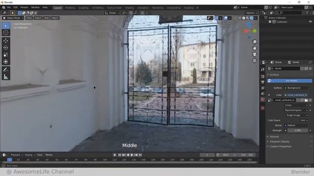 Import HDRI  From HDRI Heaven Into The Blender Workspace