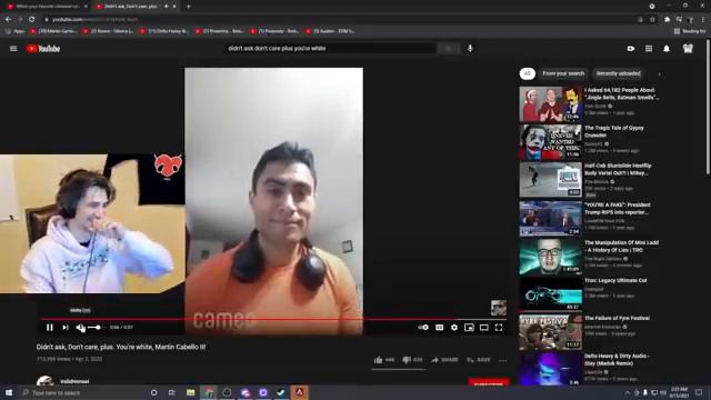 xQc Reacts To Didn't Ask, Don't Care + You're White смотреть онлайн