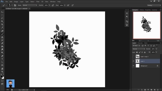 HOW TO CREATE LEAVES BRUSH || Photoshop Tutorial смотреть онлайн
