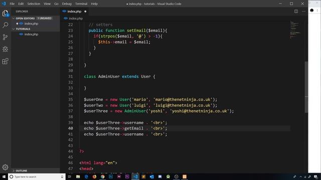 Object Oriented PHP #7 - Inheritance смотреть онлайн