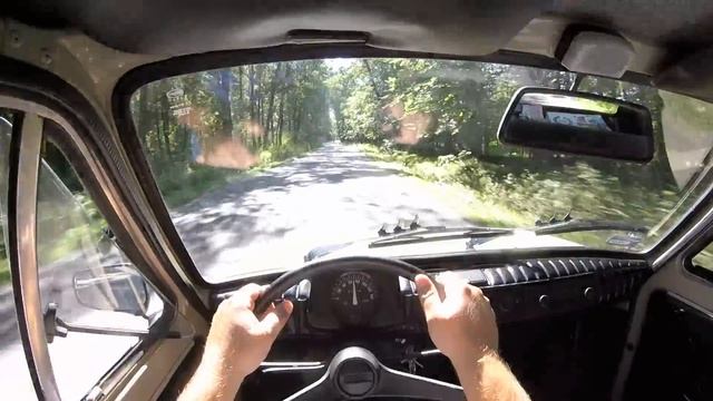 Polski Fiat 126p 1979 "Staszek" - jazda GoPro смотреть онлайн