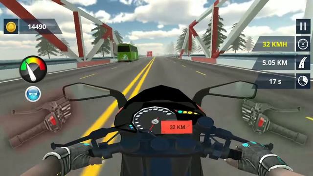 Traffic Motorbike Race Highway Rider 3D - MotorBike Games For Kids