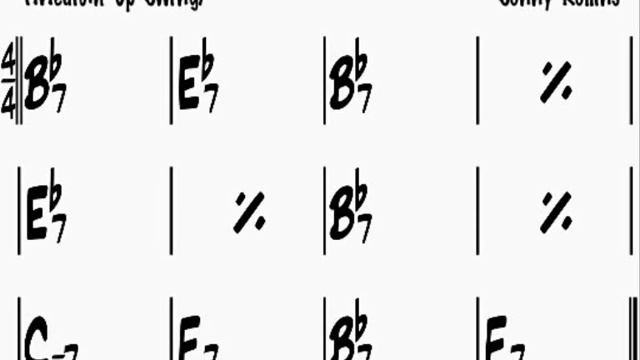 Tenor Madness Bb Backing Track