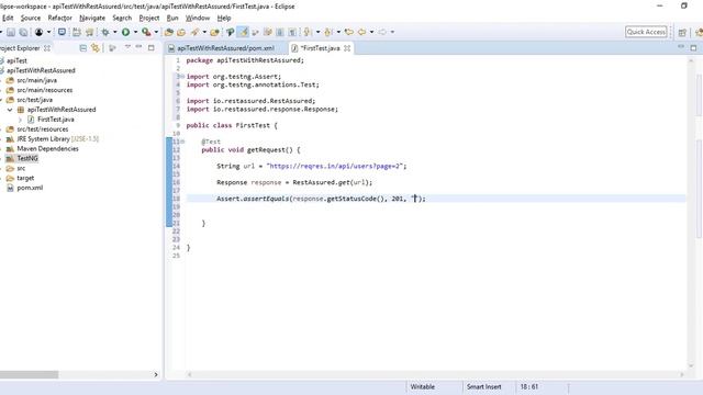 API Testing with Rest Assured Demo with GET & POST request смотреть онлайн
