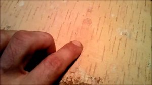 Рукоять из бересты(экспериментальная заготовка)