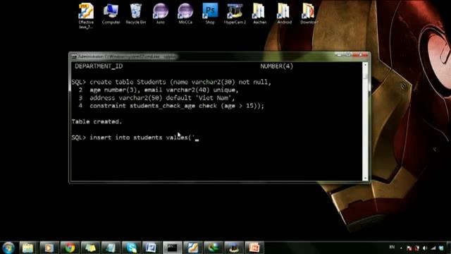Hướng Dẫn Lập Trình ORACLE SQL bài 37 Câu lênh Constraint смотреть онлайн