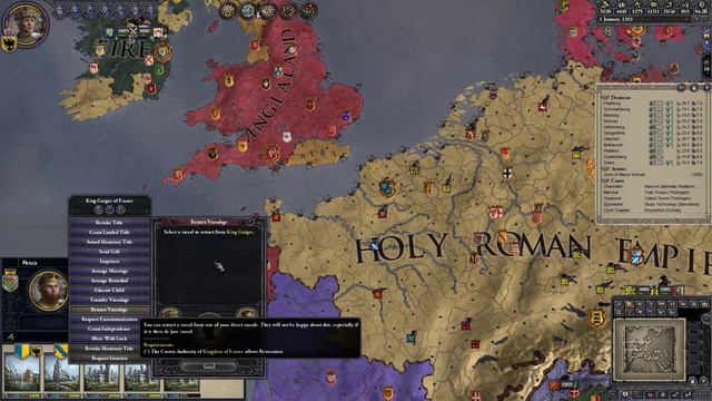 Let's Play Crusader Kings 2 [HIP Mod] New World Order 144 смотреть онлайн