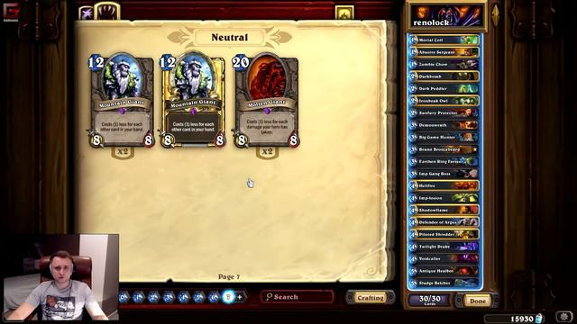 Hearthstone: Ренолок - разбор колоды и гайд смотреть онлайн
