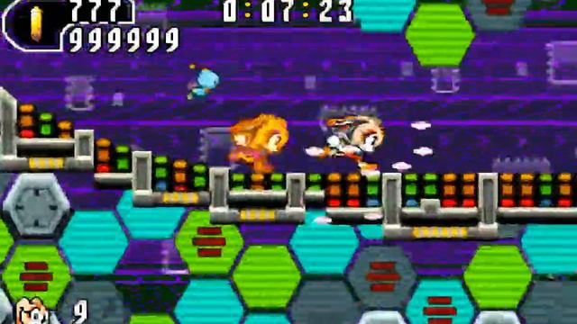 589 Sonic Advance 2 Six Endings GBA Game Boy Advance, HD 60fps