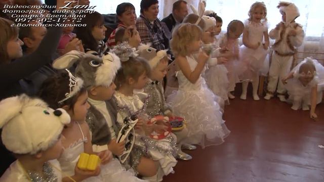 г.Волчанск Новый год для детей, детский новый год.Видеограф Сокирко Светлана видеостудия"Лана" смотреть онлайн