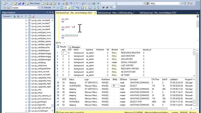 Troubleshooting Database Slowness and Blocking with sp who, sp who2 and sp WhoIsActive смотреть онлайн
