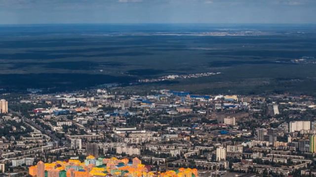 Киев с высоты птичьего полета смотреть онлайн
